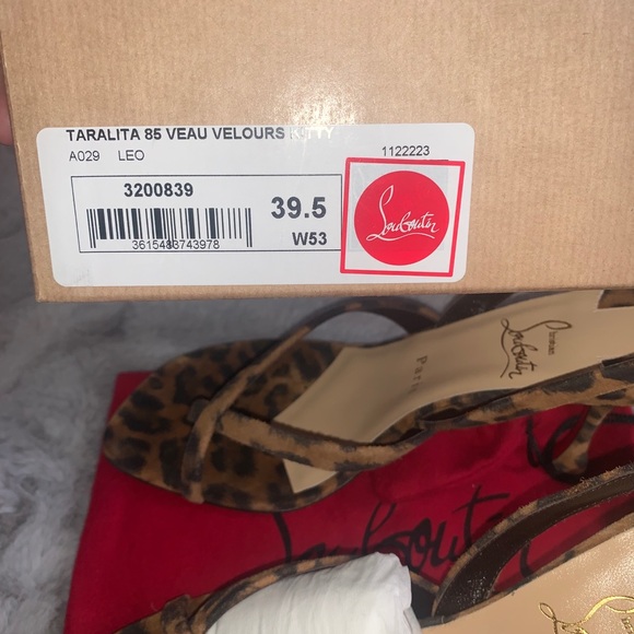 39.5 Christian louboutin Taralita sandals 85mm new - Picture 4 of 11